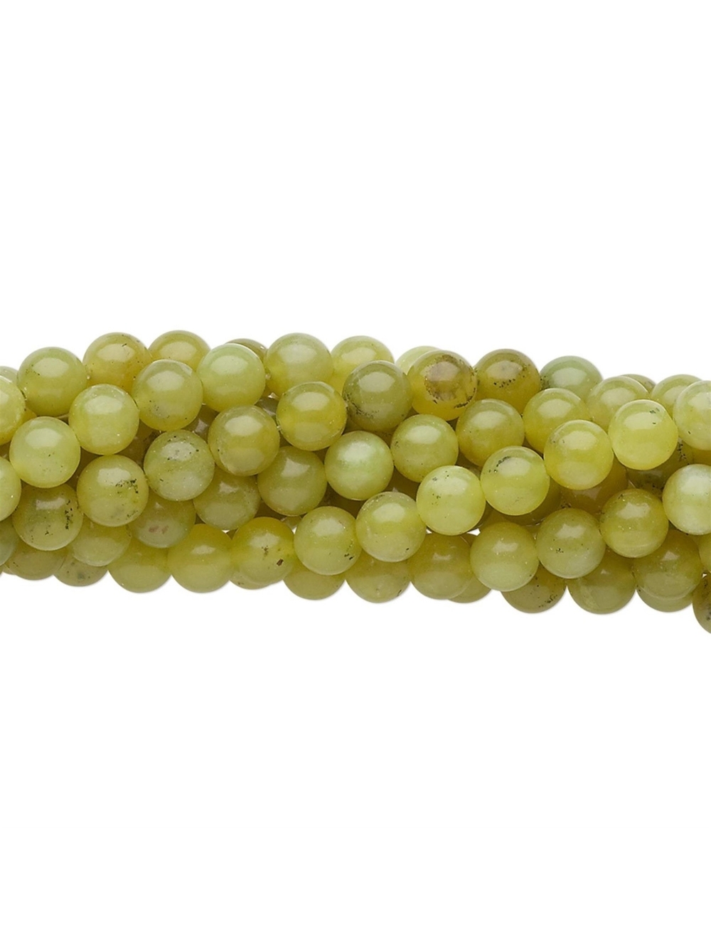 Natural Olivine Jade Gemstone Beads Round 4mm Bulk Lot 50 pcs
